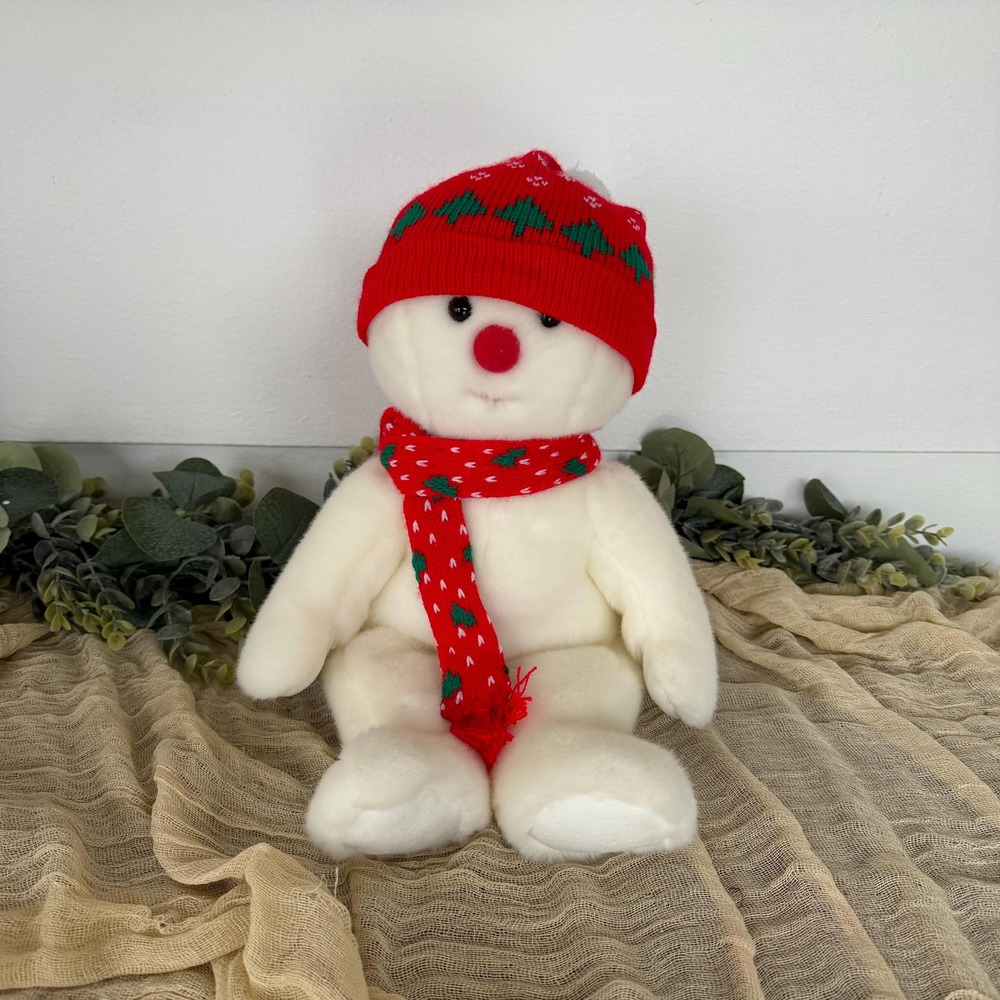 1999 Ty Beanie‎ Buddies Snowman Snowboys Chriatmas 15" pellet plush 90s y2k toy